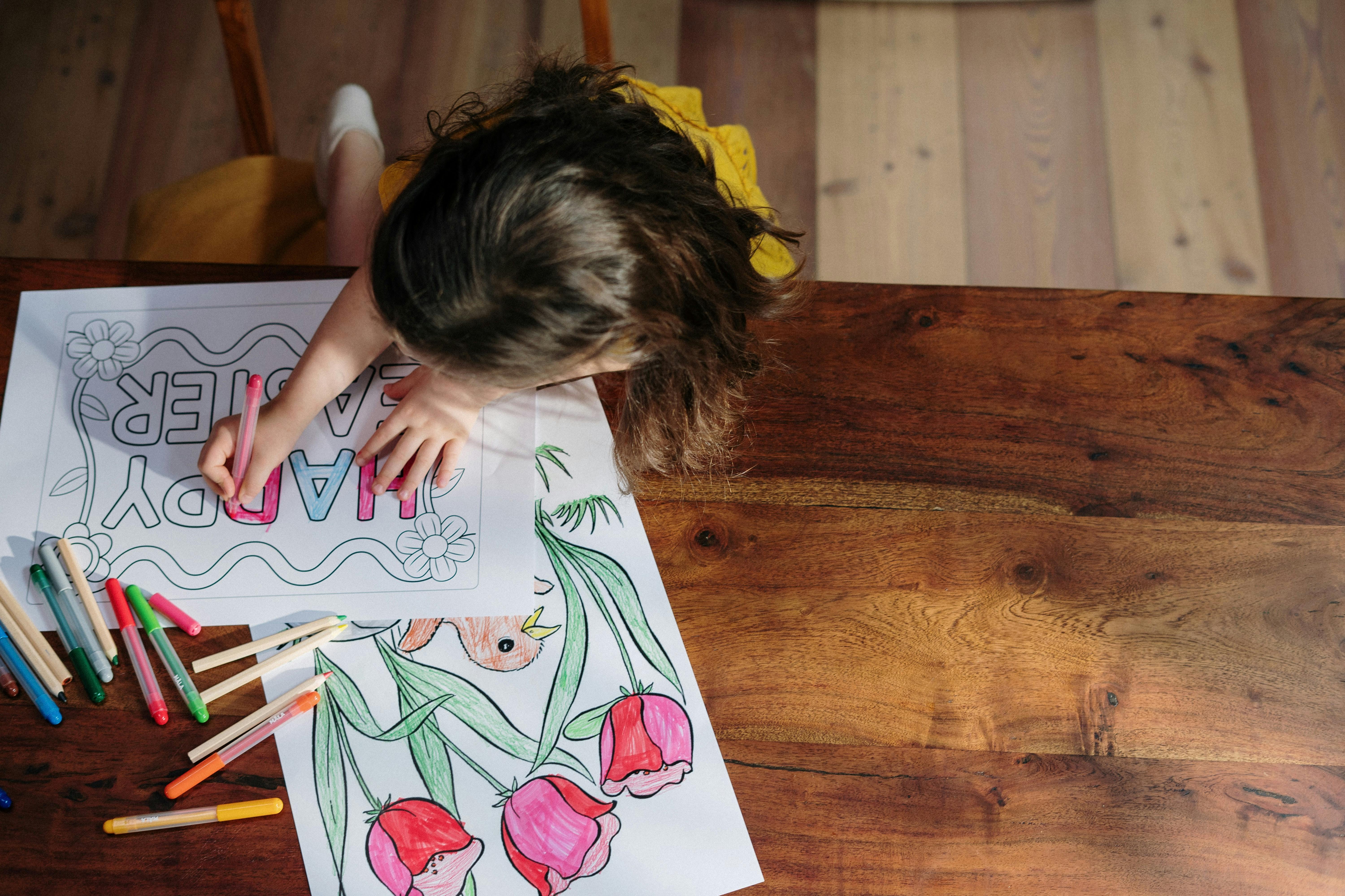 Dessin et coloriage pour occuper les enfants